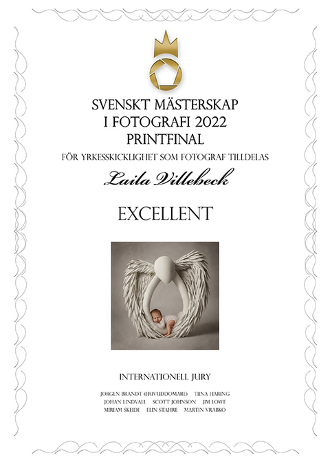 SM guld i fotografi i kategorin Baby 2022